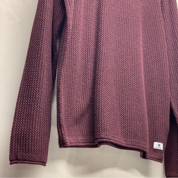 Jack & Jones crew neck jumper in burgundy - Picture 8 of 10
